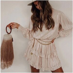 MISA Los Angeles Katia Mini Dress Blush Small